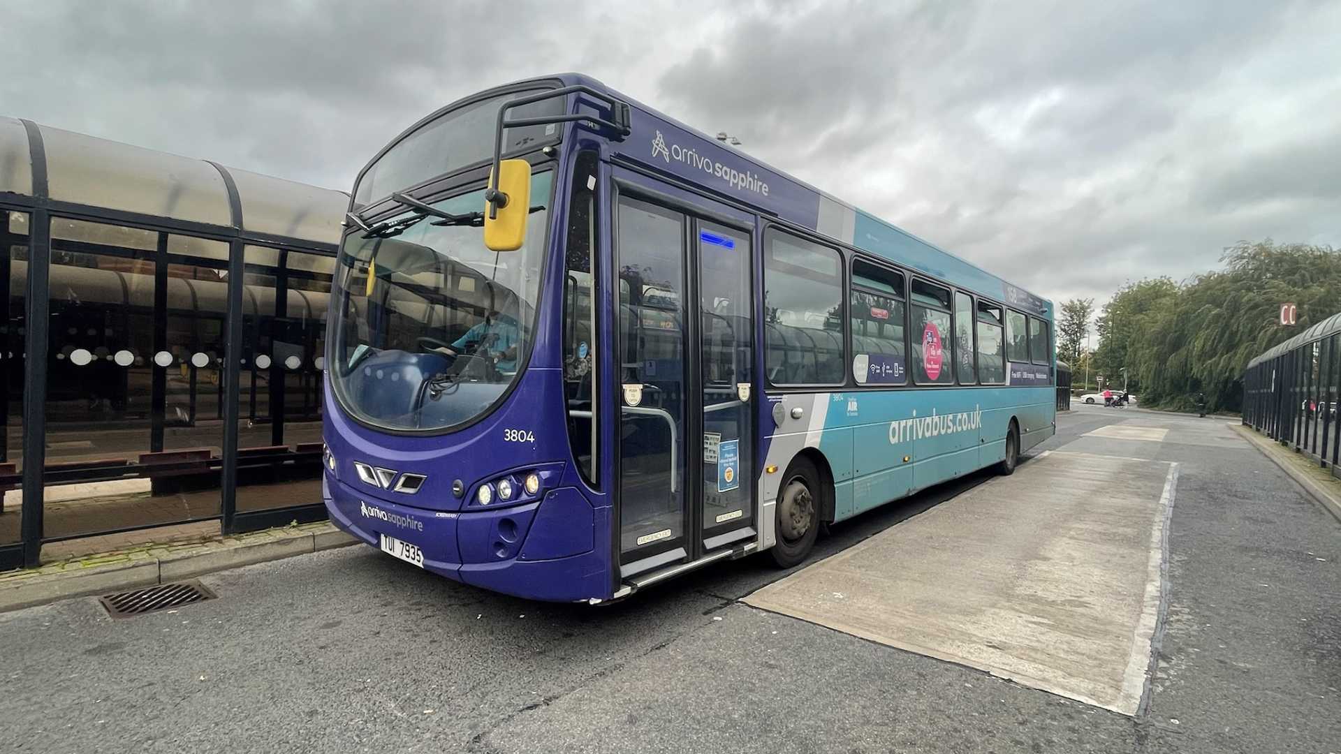Arriva Midlands 3804 at Nuneaton Bus Station
